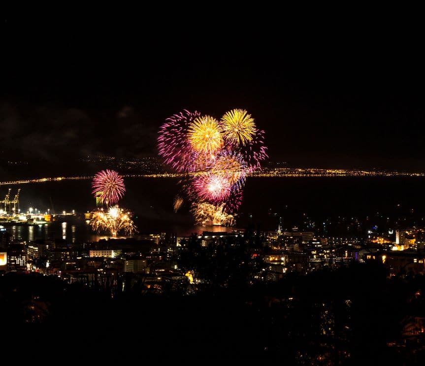 Matariki Fireworks in New Zealand